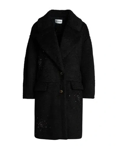 Des_phemmes Woman Coat Black Size 4 Polyester