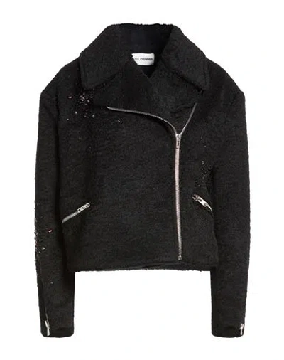 Des_phemmes Woman Jacket Black Size 4 Polyester