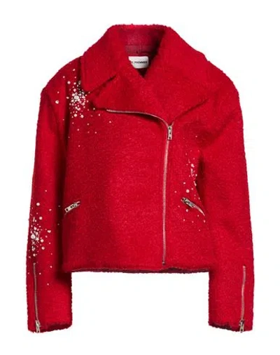 Des_phemmes Woman Jacket Red Size 4 Polyester