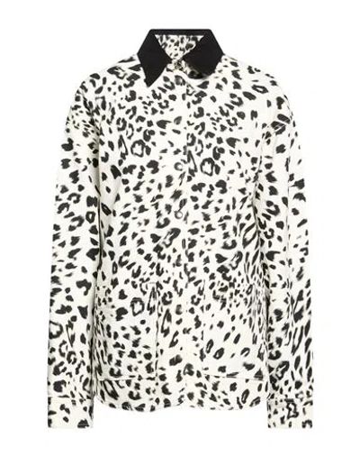Des_phemmes Woman Jacket White Size 6 Cotton, Elastane
