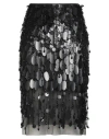 Des_phemmes Woman Midi Skirt Black Size 8 Nylon In Black