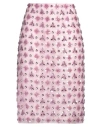 Des_phemmes Woman Midi Skirt Lilac Size 6 Polyester In Pink
