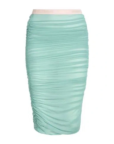 Des_phemmes Woman Midi Skirt Turquoise Size 4 Polyamide, Elastane In Blue