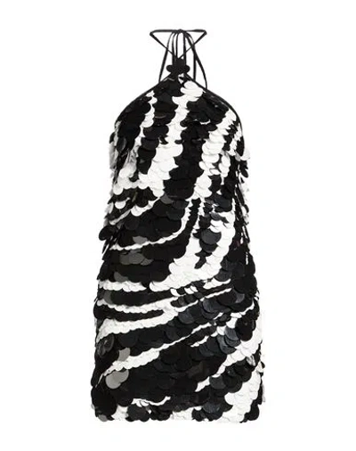Des_phemmes Woman Mini Dress Black Size 4 Polyamide, Elastane