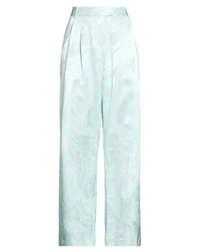 Des_phemmes Woman Pants Sky Blue Size 4 Cotton, Viscose