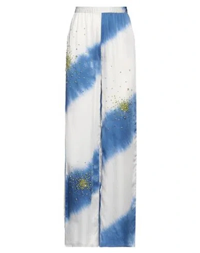 DES_PHEMMES DES_PHEMMES WOMAN PANTS WHITE SIZE 6 VISCOSE