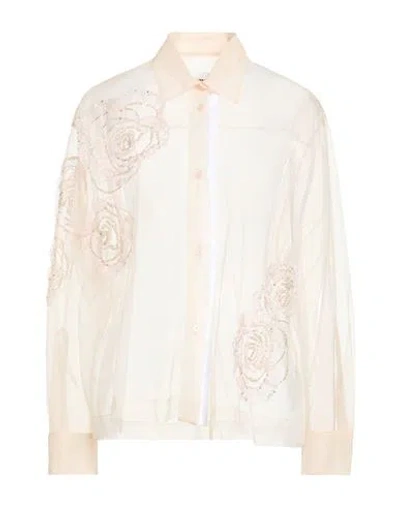 Des_phemmes Woman Shirt Light Pink Size 6 Nylon