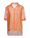 Des_phemmes Woman Shirt Orange Size 6 Nylon