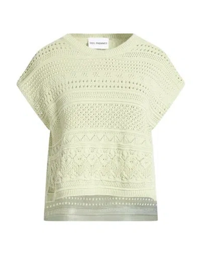 Des_phemmes Woman Sweater Light Green Size S Cotton