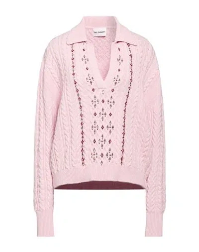 Des_phemmes Woman Sweater Light Pink Size S Polyamide, Wool, Viscose, Cashmere, Polyester