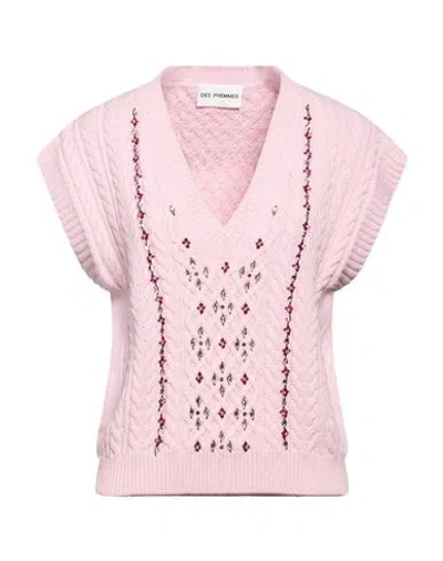 Des_phemmes Woman Sweater Pink Size S Polyamide, Wool, Viscose, Cashmere, Polyester