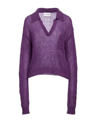 Des_phemmes Woman Sweater Purple Size S Alpaca Wool, Polyamide, Wool