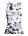 Des_phemmes Woman Tank Top Lilac Size 4 Cotton, Elastane, Glass, Metal, Polyester In Brown