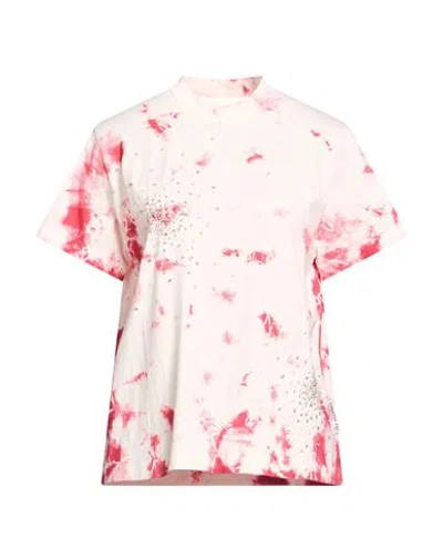 Des_phemmes Woman T-shirt Light Pink Size 4 Cotton