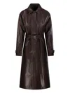Desa 1972 Belted Jacket In Brown