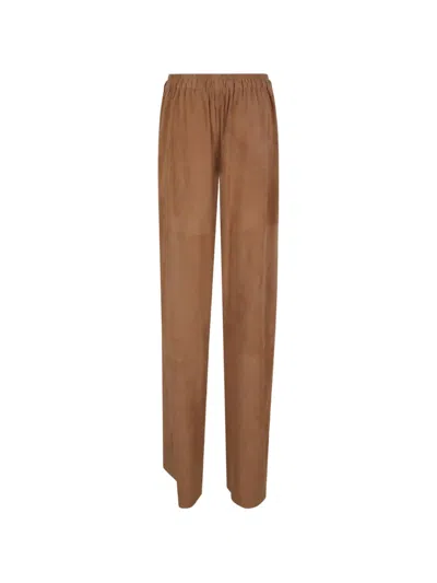 Desa 1972 Elasticated Trousers In Brown