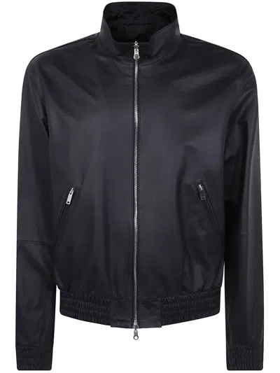 Desa 1972 Leather Reversible Bomber Jacket