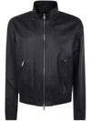 Desa 1972 Leather Reversible Bomber Jacket In Black