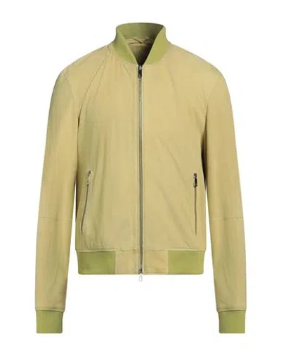 Desa 1972 Man Jacket Lime Green Size 36 Leather