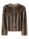 Desa 1972 Merino Wool Reversible Jacket In Brown