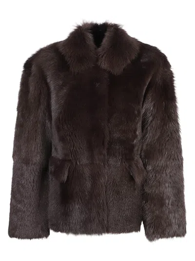 DESA 1972 REVERSIBLE SHEARLING BOXY JACKET