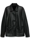 Desa 1972 Shearling Jacket In Black