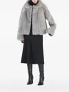 Desa 1972 Shearling Jacket In Gray