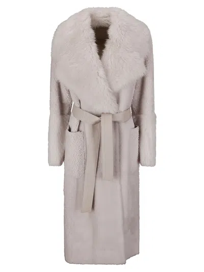 DESA 1972 SHEARLING ROBE COAT