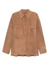 Desa 1972 Suede Shirt In Brown