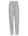 Desa 1972 Woman Pants Grey Size 4 Leather