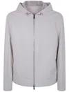 Desa Leather Hoodie Jacket In White