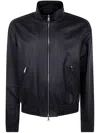 Desa Leather Reversible Bomber Jacket