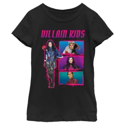 Descendants Girl's  Villain Kids  Graphic T-shirt In Black