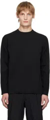 Descente Black Fusionknit Crewneck T-shirt In Bk00