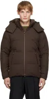 Descente Brown Mizusawa Mountaineer Down Jacket In Bwns