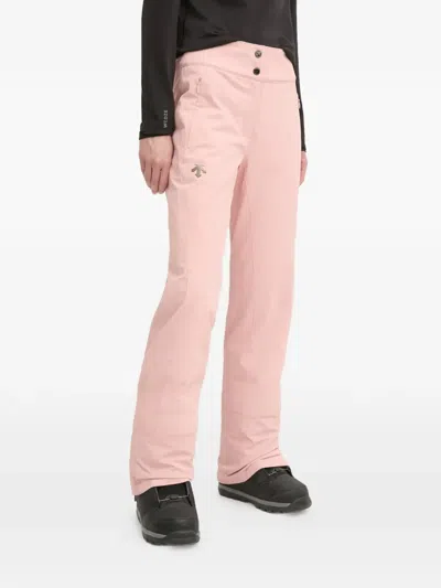 Descente Button Ski Trousers In Pink