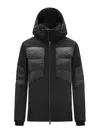 Descente Hooded Puffer Jacket In Negro