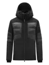 Descente Hooded Puffer Jacket In Black