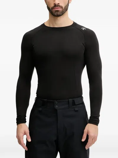 Descente Long-sleeve Crew-neck Base Layer In Black