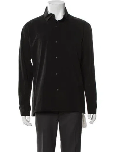 Pre-owned Descente Long Sleeve Shirt In Black