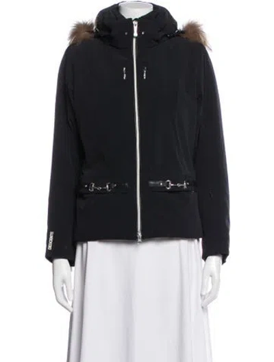 Pre-owned Descente Nylon Down Jacket In Black