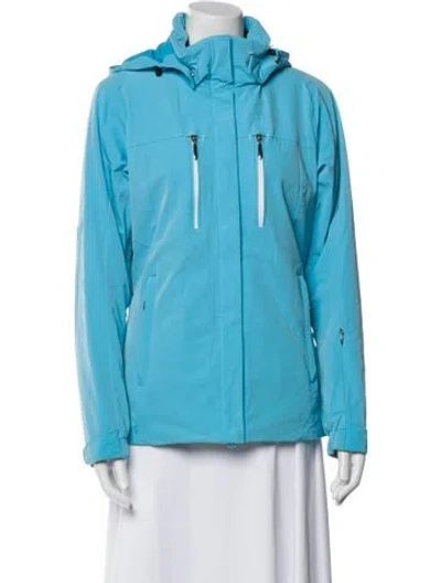 Pre-owned Descente Nylon Jacket In Blue