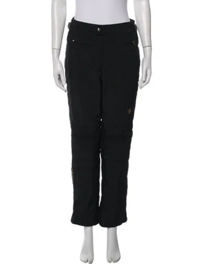Pre-owned Descente Nylon Ski Pants In Black