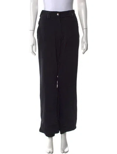 Pre-owned Descente Pants In Black
