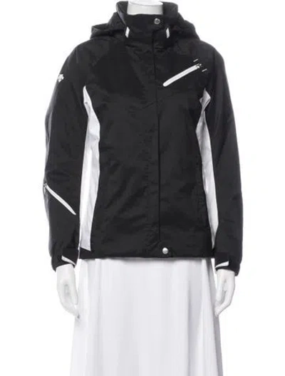 Pre-owned Descente Performance Coat In Black