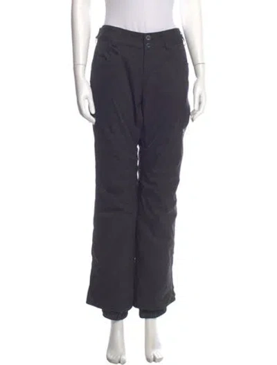 Pre-owned Descente Straight Leg Pants In Gray