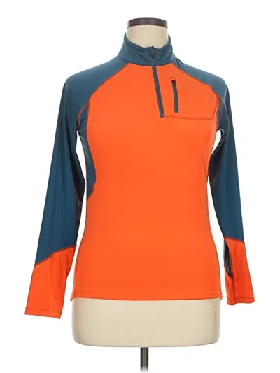 Pre-owned Descente Sweatshirt In Orange