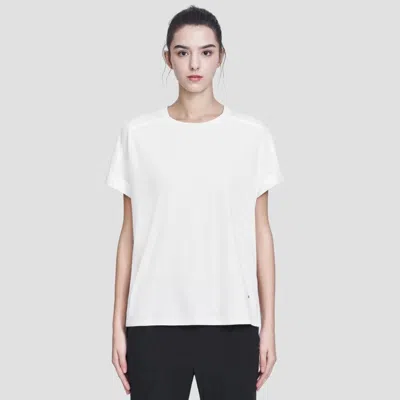 Descente 迪桑特 Womens Studio系列 女子短袖针织衫 In White