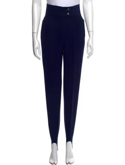 Pre-owned Descente Wool Ski Pants In Blue