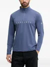 Descente Zip Top In Blue